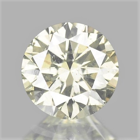 Farbdiamant Brillant helles-champagne 0,59 ct. Farbdiamant Brillant helles-champagne 0,59 ct.